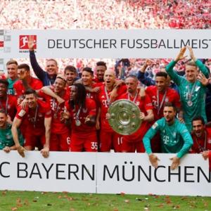 PIX: Bayern win Bundesliga title; Griezmann booed