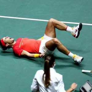 PIX: Nadal fires Spain to Davis Cup final vs Canada