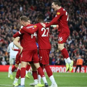 EPL PIX: Milner keeps Liverpool flying; Spurs crash