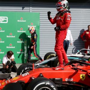 Leclerc sparks Ferrari celebrations with Italian GP win