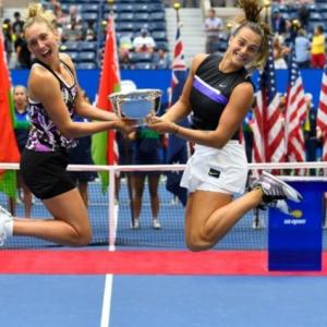Mertens, Sabalenka win first Grand Slam at US Open