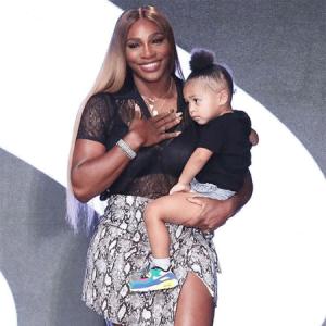 Awwdorable! Serena-daughter on NY Fashion Week runway