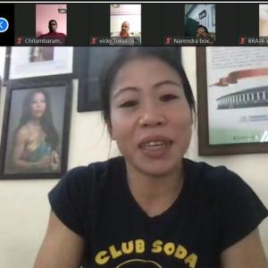 Mary Kom conducts online session for boxers