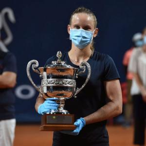 PICS: Ferro becomes first WTA champ amid COVID-19