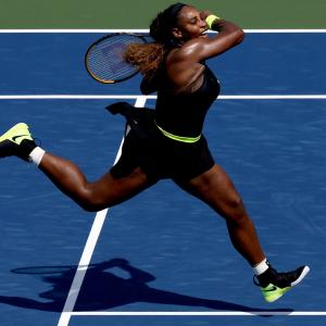 PIX: Serena battles to victory against Dutch qualifier