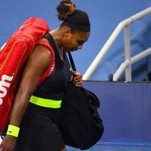 PIX: Serena stunned by World No 21 Sakkari