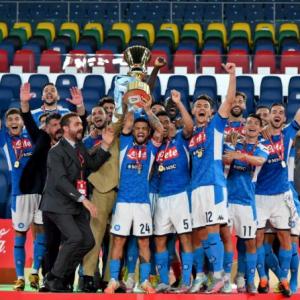 PHOTOS: Napoli upset Juve to win Coppa Italia