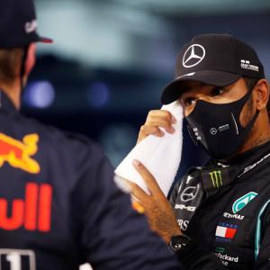 Hamilton takes 98th career pole in Bahrain