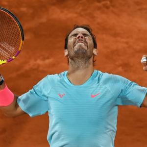 PHOTOS: Nadal shows Sinner no mercy to enter semis