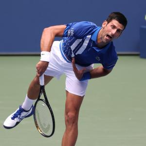 US Open PIX: Djokovic, Osaka advance; Pliskova shocked