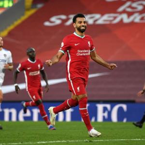 Liverpool star Salah tests positive for coronavirus
