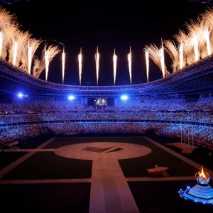 PICS: Pandemic Games end as Tokyo douses Olympic flame