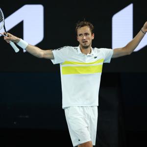 Medvedev routs Tsitsipas to set up Djokovic final