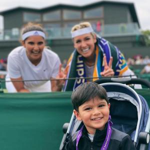Sania's son Izhaan makes Wimbledon debut
