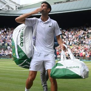 Djokovic downs Kudla to reach Wimbledon last 16