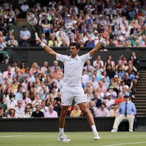 PICS: Berrettini whips Hurkacz to make Wimbledon final