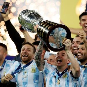 PICS: Messi wins first major title with Argentina