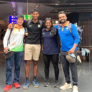 First team of the Indian contingent leaves for Tokyo