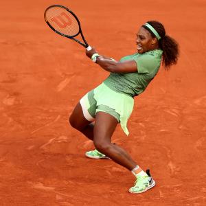 French Open PIX: Serena through after second-set blip