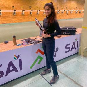 Shooter Bhaker gunning for glory at Tokyo Olympics