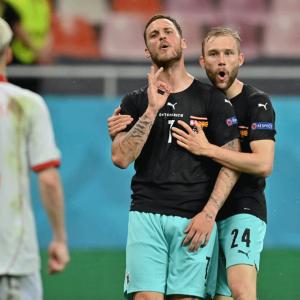 UEFA to probe Austria player's goal celebration
