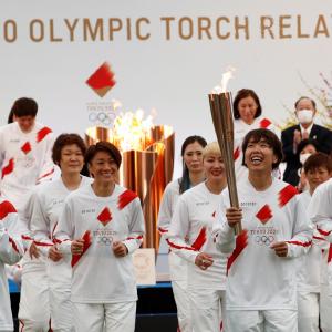 Olympic flame starts its final leg to Tokyo