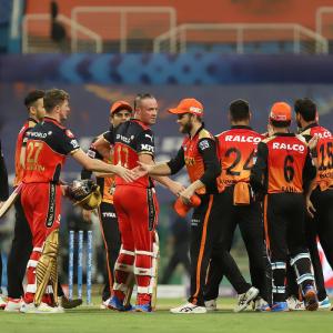 IPL PICS: Sunrisers dent RCB's hopes of Top 2 finish