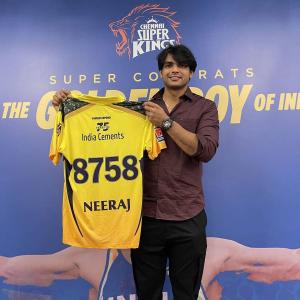 IPL champs CSK felicitate Neeraj; present him Rs 1 cr