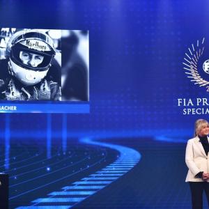 Schumacher's wife says F1 great 'different, but here'