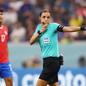 History at FIFA WC! Frappart leads trio of female refs