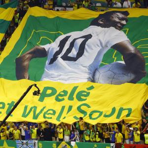 'Pele is not saying goodbye in a hospital right now'