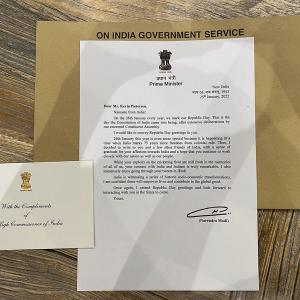 KP's message on receiving PM Modi's letter...