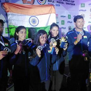 India's shooters win two more silvers at Jr World Cup