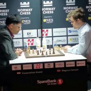 Anand beats Carlsen in blitz event of Norway Chess