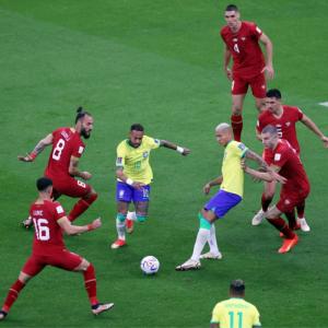 ﻿FIFA WC PIX: Brazil vs Serbia