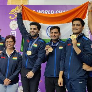 ISSF Worlds: Patil, Arjun, Kiran win India's 5th gold