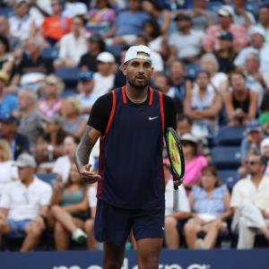 Kyrgios fined for spitting, obscenities at US Open