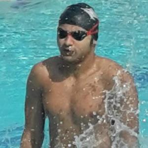 Indian swimmer equals World mark in Sea of Galilee