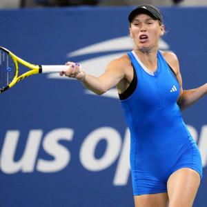 PIX: Wozniacki makes winning return at US Open