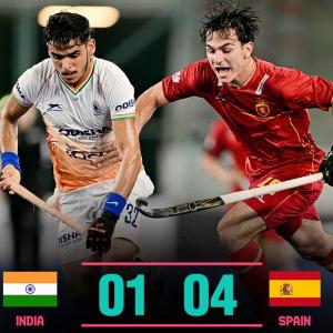 Jr Hockey WC: India suffer crushing defeat to Spain