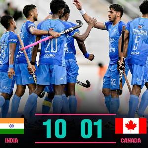 Jr Hockey WC: India crush Canada; storm into quarters