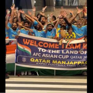 Asian Cup: Indian players get warm reception in Doha