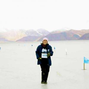 Ladakh's Frozen Lake Marathon sets new Guinness record