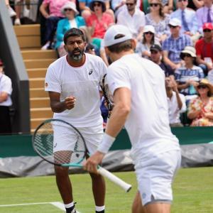 Bopanna-Ebden beaten in semis at Wimbledon