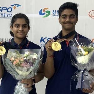 Abhinav-Gautami take gold at ISSF Junior Worlds