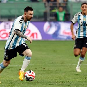 PIX: Messi nets fastest goal of international career
