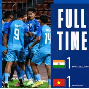 AFC U-17 Asian Cup: Thokchom helps India hold Vietnam