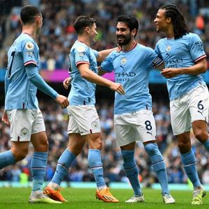 EPL PIX: City four points clear at top; Liverpool win