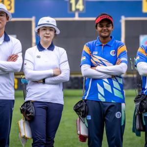 WC: Ojas-Jyothi in compound archery mixed team final