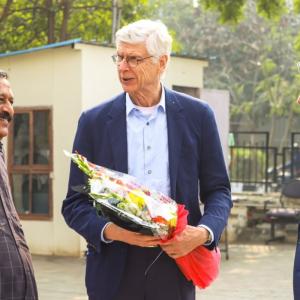 Wenger in India to help football development
